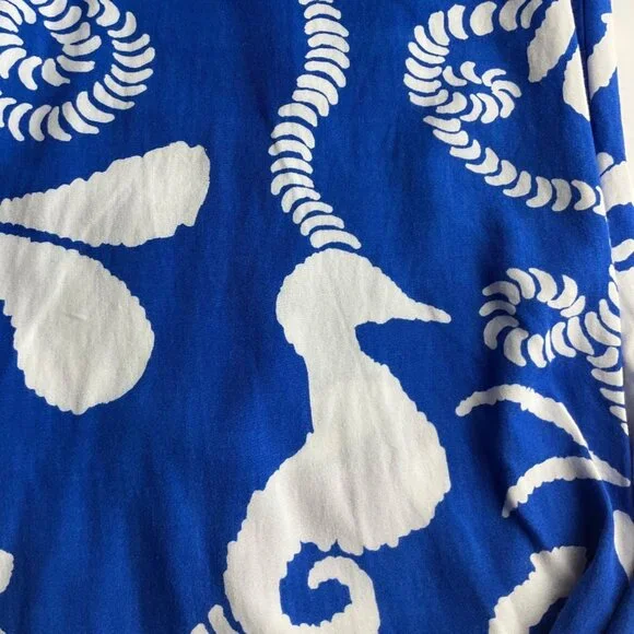 Lilly Pulitzer Schooner Blue Dock Hopper Nautical Palazzo Pippa Pants Wide Leg - Picture 3 of 15